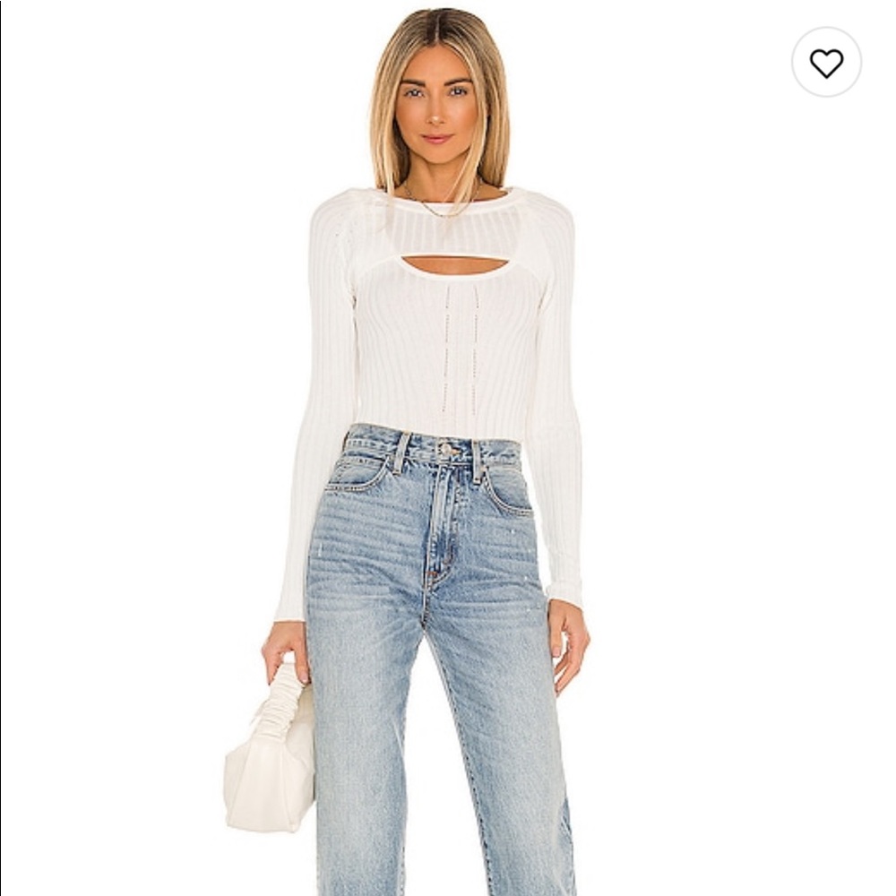 X Revolve Ribbed Sweater